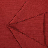 Crêpe polyester texturé fond brique