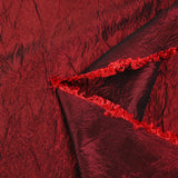 Polyester froissé Lola rouge carmin