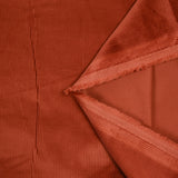 100% cotton corduroy 2 mm mahogany