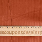 100% cotton corduroy 2 mm mahogany