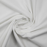 Twill de coton fin blanc
