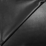 Simili cuir fin envers velours noir
