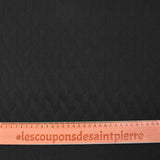 Jacquard polyester fantaisie noir