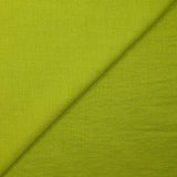Twill de  polyester chiné Ava vert anis