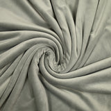 Very soft light gray velvet jersey