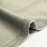 Very soft light gray velvet jersey