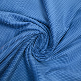 Velours de coton côtelé grosses côtes bleu jean