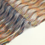 Voile de polycoton vibrations multicolore