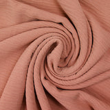 Crêpe polyester doupionné rose blush