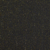Bord-côte lurex doré tubulaire noir vendu au mètre