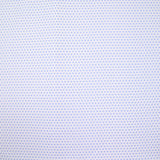 Coton chemise mini géométrique bleu clair fond blanc