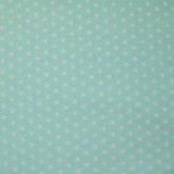 Star printed cotton 1cm aqua