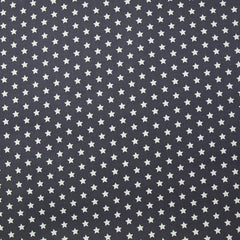 Coton imprimé étoile 1cm gris