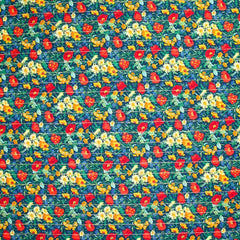 Coton liberty ® Métal rayé Florence moutarde au mètre