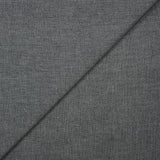 Coton natté effet damier gris clair et marine