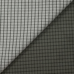 Coton tissé-teint carreaux Madison envers gris foncé