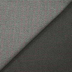 Coton tissé-teint Prince-de-Galles Caldicot envers gris foncé