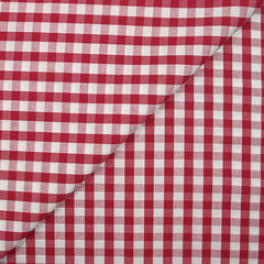 Coton Vichy 9mm rouge