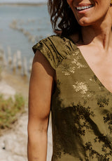 Vestido de petula de patrón de costura