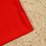 Crêpe de chine 100% soie rouge