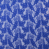 Dentelle polyester Angèle bleu roi