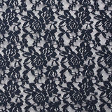 Dentelle polyester Élodie marine