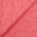 Dentelle polyester fantaisie corail