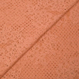 Dentelle polyester Joséphine pêche