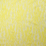 Dentelle polyester Juliette jaune poussin