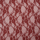 Dentelle polyester Noémie bordeaux