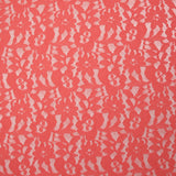 Dentelle polyester Paola corail