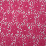 Dentelle polyester Rosalie rose bonbon