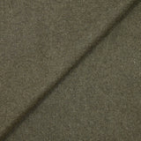 Drap de laine mélangée chiné vert militaire