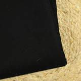 Drap de laine sergé noir