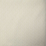 Jacquard polyester fantaisie blanc cassé