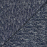 Jean's jacquard de coton et laine marine