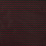 Jean's jacquard polyviscose rayé rouge et doré fond noir