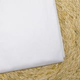 Jersey de coton blanc optique