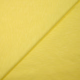 Jersey de coton flammé jaune mimosa