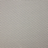 Jersey de coton imprimé losanges pointillés fond blanc cassé