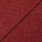 Jersey de polyester irisé doré fond rouge