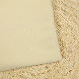 Jersey de viscose côtelé bord-côte sable