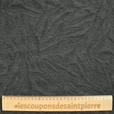 Matelassé jersey fissures anthracite backdrop