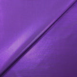 Lamé de polyester rayé violet