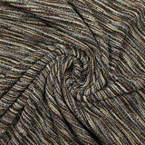 Maille aspect tweed lurex bouclette bleu ciel, violet et marron