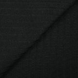 Maille côtelée polyviscose Touria noir