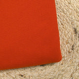 Maille de laine côtelée Nicila orange sanguine