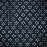 Maille dentelle Rebecca fond bleu marine