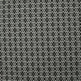 Maille Milano polyester Lurex carré graphique noir et blanc