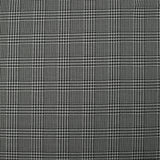 Maille Milano polyester prince-de-galles noir et blanc